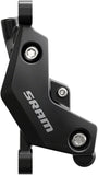 SRAM DB4 Disc Brake and Lever - Right Front or Rear 2000mm Hose Post Mount 4-Piston Aluminum Lever Diffusion Black A1