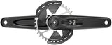 SRAM Eagle 90 T-Type Wide Crankset - 175mm 12-Speed 32t Chainring Direct Mount 2-Guards DUB Spindle Interface Black/Silver