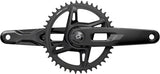 SRAM Rival 1x XPLR AXS Power Meter Wide Crankset - 172.5mm 12/13-Speed 42t 8-Bolt Direct Mount DUB PM Spindle Black E1