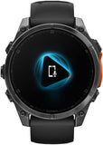 Garmin fenix 8 Smartwatch - 47mm AMOLED Slate Gray with Black Silicone Band