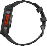 Garmin fenix 8 Smartwatch - 47mm AMOLED Slate Gray with Black Silicone Band