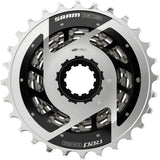 SRAM RED XG-1290 Cassette - 12-Speed 10-28t For XDR Driver Body Silver E1