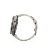 Garmin fenix 9 Pro – 43 mm Titanium with Fog Gray/Dark Sandstone Silicone Band