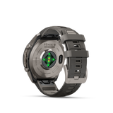 Garmin fenix 9 Pro – Solar, 47 mm Titanium with Pebble Gray/Silver Gray Silicone Band