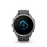 Garmin fenix 9 Pro – inReach, 51 mm  Titanium with Graphite/Black Silicone Band