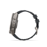 Garmin fenix 9 Pro – 51 mm Titanium with Graphite/Black Silicone Band