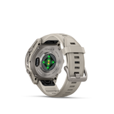 Garmin fenix 9 – 43 mm Titanium with Fog Gray Silicone Band