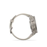 Garmin fenix 9 – 43 mm Titanium with Fog Gray Silicone Band
