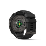 Garmin fenix 9 – 51 mm Carbon Gray DLC Titanium with Black Silicone Band