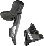 SRAM Apex Shift/Brake Lever and Hydraulic Disc Brake Caliper - Right/Rear 12-Speed DoubleTap Flat Mount 20mm Offset Black D1
