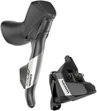SRAM Apex AXS eTap Shift/Brake Lever and Hydraulic Disc Brake Caliper - Right/Rear 12-Speed Flat Mount 20mm Offset Black D1