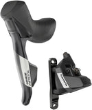 SRAM Apex AXS eTap Shift/Brake Lever and Hydraulic Disc Brake Caliper - Left/Front 12-Speed Flat Mount 20mm Offset Black D1