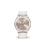 Garmin vívomove Sport, Ivory Case and Silicone Band with Peach Gold Accents