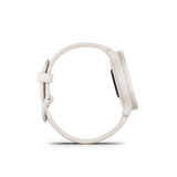 Garmin vívomove Sport, Ivory Case and Silicone Band with Peach Gold Accents