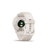 Garmin vívomove Sport, Ivory Case and Silicone Band with Peach Gold Accents