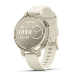 Garmin Lily 2 Active, Lunar Gold with Bone Silicone Band