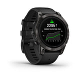 Garmin epix Pro (Gen 2), Sapphire Edition  47 mm, Carbon Gray DLC Titanium with Black Band