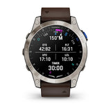 Garmin D2 Mach 1, Aviator Smartwatch with Oxford Brown Leather Band