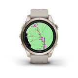 Garmin epix Pro (Gen 2), Sapphire Edition  42 mm, Soft Gold with Light Sand Band