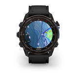 Garmin Descent Mk3i, 51 mm, Carbon Gray DLC Titanium with Black Silicone Band