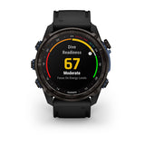 Garmin Descent Mk3i, 51 mm, Carbon Gray DLC Titanium with Black Silicone Band