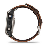 Garmin D2 Mach 1, Aviator Smartwatch with Oxford Brown Leather Band
