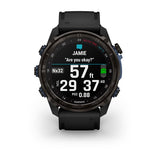 Garmin Descent Mk3i, 51 mm, Carbon Gray DLC Titanium with Black Silicone Band