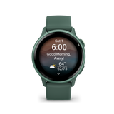 Garmin vívoactive 6 Metallic Jasper Green with Jasper Green Band