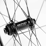 Boyd Cycling, Trailblazer, Wheel, Front, 700C / 622, Holes: 24, 12mm TA, 100mm, Disc Center Lock