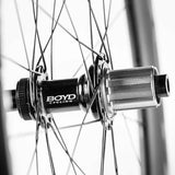 Boyd Cycling, Trailblazer, Wheel, Rear, 700C / 622, Holes: 28, 12mm TA, 142mm, Disc Center Lock, Shimano Road 11