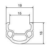 Mavic, Open Elite, Rim, 700c, ISO 622, 32H, Double wall, Pinned, Presta, Silver