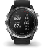 Descent™ Mk2, Stainless Steel with Black Band