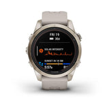 Garmin Fenix 7S Pro Sapphire Solar, Soft Gold w/Light Sand Band