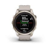 Garmin Fenix 7S Pro Sapphire Solar, Soft Gold w/Light Sand Band