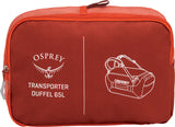 Osprey Transporter 65 Duffel Bag: Ruffian Red