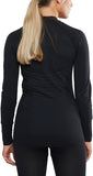 Craft Active Intensity Long Sleeve Crew Neck Top - Black/Asphalt Women's X-