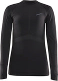Craft Active Intensity Long Sleeve Crew Neck Top Black/Asphalt WoMen's