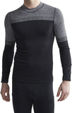 Craft Warm Intensity Crew Neck Long Sleeve Top Black Men's