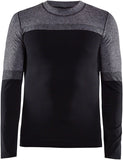 Craft Warm Intensity Crew Neck Long Sleeve Top Black Men's