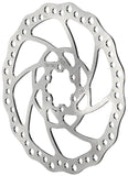 Tektro TR18017 Disc Brake Rotor 180mm 6Bolt 2.3mm Thickness Silver
