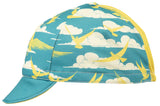 All City Fly High Cycling Cap - Teal Gold One Size