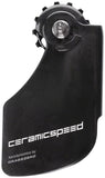 CeramicSpeed OSPW Pulley Wheel Aero System for Shimano 9200/9250 and 8100/8150 - Coated Races, Alloy Pulley, Carbon Cage, Black