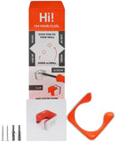 Storage Rack Hornit Clug Sgl Mtb Xxl 70-81Mm/2.75-3.2In Wh/Bk