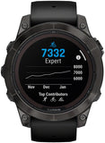 Garmin Fenix 7 Pro Sapphire Solar, Carbon Gray DLC Titanium w/Black Band