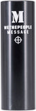We The People Message Alloy Pegs - Pair Black