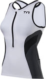 TYR Competitor Singlet MultiSport Top White/GRAY Sleeveless WoMen's
