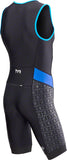 TYR Competitor Singlet MultiSport Top Black/Blue Sleeveless Men's