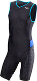 TYR Competitor Singlet MultiSport Top Black/Blue Sleeveless Men's