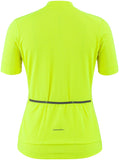 Garneau Beeze 3 Jersey Bright Yellow Short Sleeve WoMen's