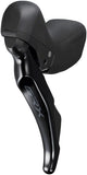 Shimano GRX ST-RX400/BR-RX400 Hydraulic Disc Brake and Brake/Shift Lever - Left, 2x10-Speed, Flat Mount, Finned Resin Pads